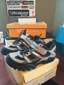 Serfas Trax MTB Lace-up Women's Bike Shoes - Black - Size 38 (Reg. $70) - Picture 1 of 6