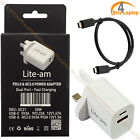 For TCL 20 Pro 5G Dual Port Type C & USB A Charger 20W Adapter Fast Charge