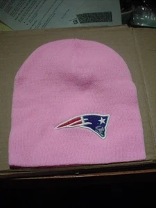 New England Patriot's winter knit Bini  (Pink) one size fits all - Picture 1 of 1