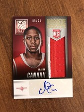 Isaiah Canaan 2013-14 Elite Prime Rookie Patch Auto RE-IC Rockets /25 RC