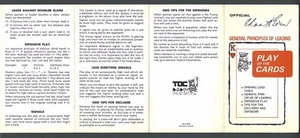 1976 Playing Cards Bridge Playing Stratedgies By Charles Goren 8 Page See Info - Picture 1 of 2