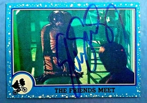STEVEN SPIELBERG -2 x individually signed 1982 ET Cards COA - Picture 1 of 4