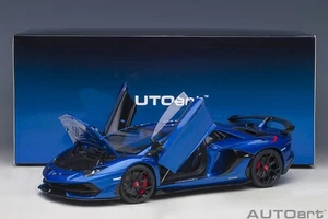 LAMBORGHINI AVENTADOR SVJ BLU NETHUNS BLUE 1:18 COMPOSITE by AUTOart 79174 NEW - Picture 1 of 12