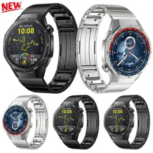 Correa de acero inoxidable de lujo para Huawei Watch GT 5 4 3 2 2e 46 mm 22 mm correa de metal - Imagen 1 de 9