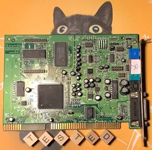 ISA Genuine Creative AWE64 CT4520 Sound Blaster PNP Sound Card. Works - Photo 1/3