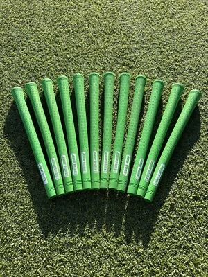 Punhos de taco de golfe PURE Pro verde tamanho baixo. NOVO conjunto de 12 empunhaduras. - Imagem 1 de 2