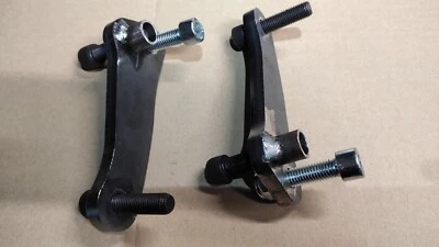 2 x BMW 5 series E34 FRONT BRAKE CALIPERS UPGRADE (E38 BREMBO 4 PISTON ADAPTERS) - Image 1 of 4