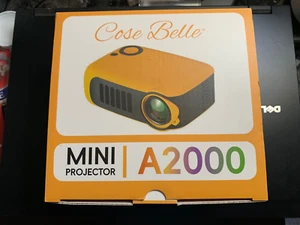 A2000 Mini Projector Multimedia LED TV HDMI USB SD Home Theater Cinema CoseBelle - Picture 1 of 3