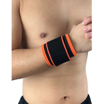 Men Adjustable Sports Wristband Fitness Weightlifting Basketball Wrist Protector - Image 1 of 4