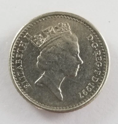 1997 Five Pence Great Britain 5 Pence  Queen Elizabeth II - Image 1 of 3