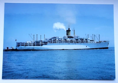 Vintage 4X6 Photo  P & O LINE ORONSAY Ocean Cruise Ship San Fransisco - Image 1 of 3
