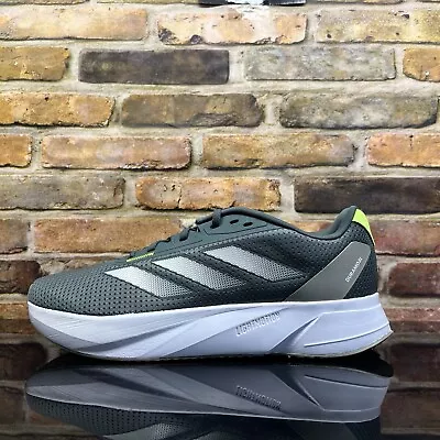 Mens 12 -  Adidas Duramo SL Low Green White Running Shoes Sneakers IF3886 - Image 1 of 4