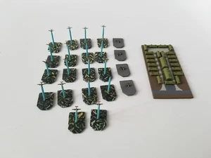 Segunda Guerra Mundial Americano B-25 Escuadrón Base 23 Miniaturas Pintadas Personalizadas Escala 1:2400 tbj - Imagen 1 de 8