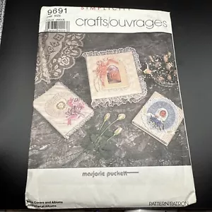 Simplicity Crafts Pattern 9691 Book Covers and Albums Marjorie Puckett - Picture 1 of 2