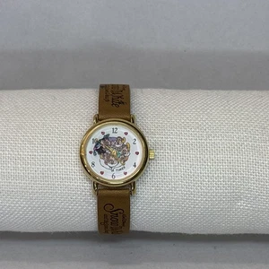 Reloj Disney Timex Vintage 26mm Blancanieves Siete Enanitos Dorado Años 90 Batería Nueva - Imagen 1 de 9