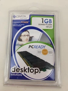 Desktop 1GB RAM DDR400 PC3200 DDR333 DDR266 Centon Electronics NEW - Picture 1 of 3
