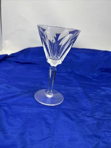Waterford Crystal Sheila, Cut Panels, White Wine Glass Goblet, 6 1/4" Tall - Picture 1 of 17