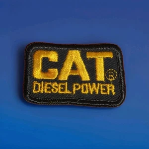 NOS 70s Original Cat Diesel Power 3"x2" Patch Caterpillar Heavy Equipment Hat - Picture 1 of 2