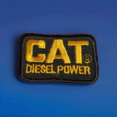 NOS 70s Original Cat Diesel Power 3"x2" Patch Caterpillar Heavy Equipment Hat - Image 1 of 2