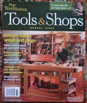 Fine Woodworking Magazine - Tools & Shops Annual Issue - Winter 2014 Edition - Image 1 of 2