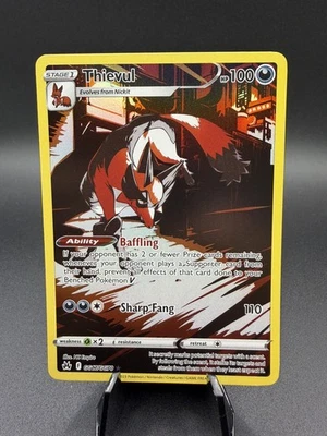 Thievul GG17/GG70 Crown Zenith Galarian Gallery Ultra Rare Pokémon TCG NM - Image 1 of 2