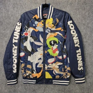 Looney Tunes Warner Bros Members Only Bomber Jacket Small Characters All Over - Picture 1 of 14