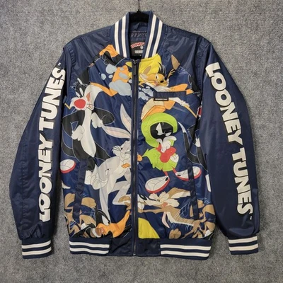 Looney Tunes Warner Bros Members Only Bomber Jacket Small Characters All Over - Image 1 of 4