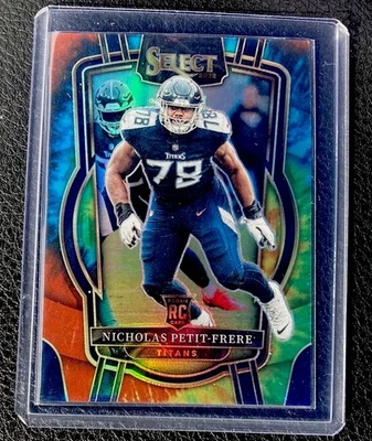 2022 Panini Select Nicholas Petit-Frere #205 Club Level Tie-Dye Rookie /25 - Image 1 of 2