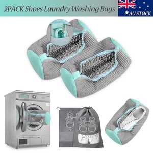 Reusable Zippered Shoes Laundry Bag Cleaner for Washing Machine Safety Tool NEW - Picture 1 of 16