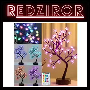 Stunning RGB Bonsai Tree Light - 36 LEDs & Remote Control - Home Décor Essential - Picture 1 of 8