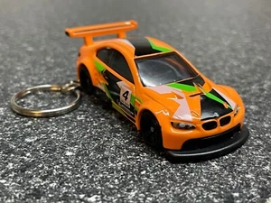 BMW E92 M3 Orange Keychain Hot Wheels Matchbox - Picture 1 of 4