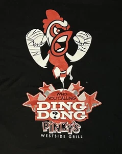 PINKY’S WESTSIDE GRILL T-SHIRT MEN’S 2XL XXL BLACK S/S TEE CHARLOTTE N.C. EUC** - Picture 1 of 5