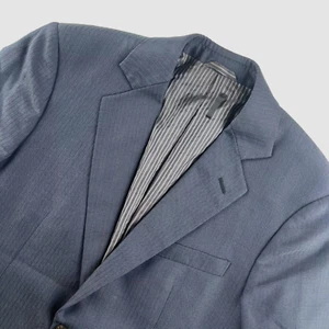 Giorgio Armani Black Label Men's Blue Wool Blend Blazer • Italy • 40 Regular - Picture 1 of 11