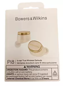 Bowers&Wilkins Pi8 Wireless Earbuds in-ear Bluetooth Qualcomm Chipset Dove White - Picture 1 of 5