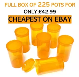 225 x verschiedene Pop Top Stash Squeeze Pot 19g Behälter geruchsdicht kindersicher - Bild 1 von 4