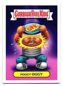 Poggy Oggy 2019 Garbage Pail Kids Pog Parody Sticker - Picture 1 of 2