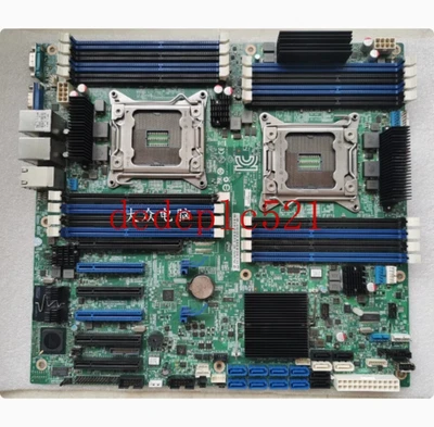 1PCS  Intel S2600CP4 Dual Port Mainboard mit vier Netzwerk Ports X79 2011 pin - Image 1 of 3