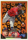 2023 Topps Halloween Pumpkin Foil Rookie Card Tanner Bibee #US107 Guardians MLB