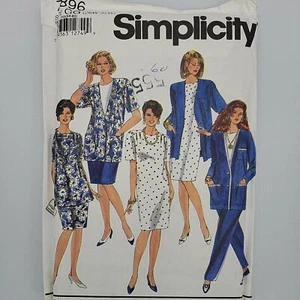 Simplicity 7896 Size GG 26W-32W Ladies Uncut Pattern - Picture 1 of 3