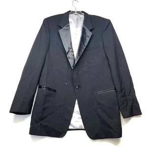Christian Dior Blazer Jackets Mens 41L Black Pockets Single Breasted Notch Lapel - Picture 1 of 17