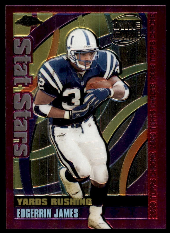 2000 Topps Chrome Own the Game Edgerrin James Colts #OTG6 *Noles2148* - Image 1 of 2