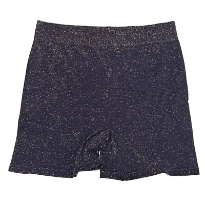 NUEVO CON ETIQUETAS AERIE Boyshort Pantie Talla S-M-XL Azul Dorado Brillante Foto 1 de 4