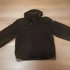 SNAP ON TOOLS 2025 Adams Padded Black Beauty Jacket Mens 3XL - Zip Off Hoodie - Picture 1 of 13