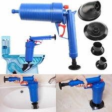 Pipe Unblock Toilet Cleaner Sink Plunger Sewer Dredge Air Pump Drain Blaster