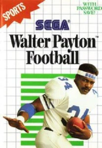 Walter Payton Football Sega Master System Game, Case, Manual (Complete) - Picture 1 of 1