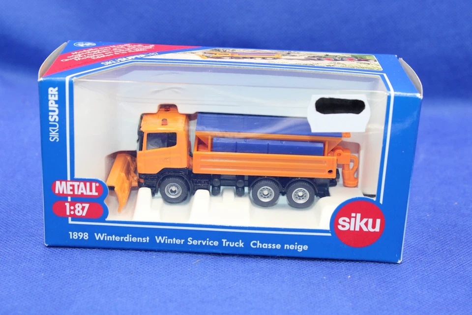 Siku 1898 Spur H0 Scania Winterdienst Metall/Neu/OVP - Bild 1 von 1
