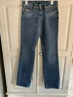 Women's Ladies Diesel Riden Bootcut Stretch Blue Jeans W28 L32