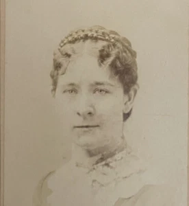 Antique CDV Photo Woman Portrait Fancy Hair Furman Rochester NY - Picture 1 of 3