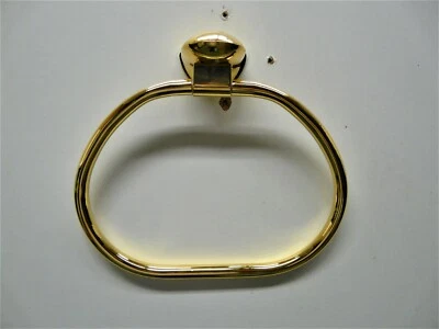 Towel Ring Hansa Ronda Gold (24 Carat), Towel Rail, Solid, 03170900 - Image 1 of 4