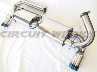 Circuit Werks Acura NSX Catback Xpipe Twin Muffler *Burnt Tips* Exhaust System — 第 1/4 张图片
